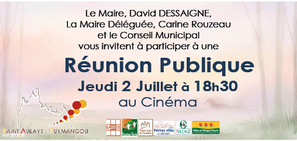 2 juillet 26 runion publique